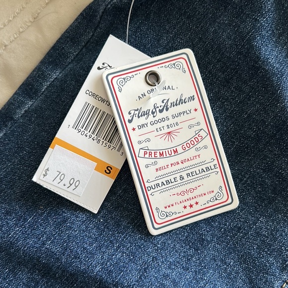 Flag and Anthem Jean Jacket with Tags - Picture 3 of 3